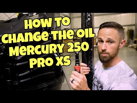 How To CHANGE THE OIL on the Mercury 4 Stroke