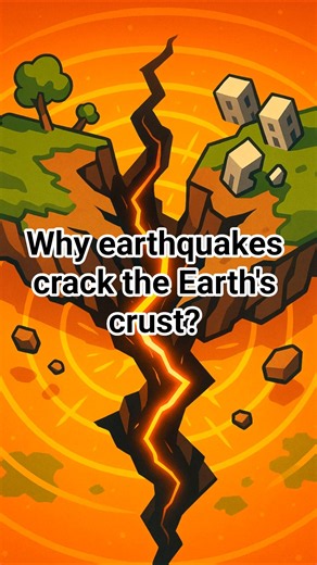 Why earthquakes Crack the Earth's crust?