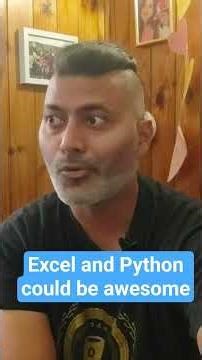Excel and Python could be awesome #shortsfeed #shortsvideo #shorts