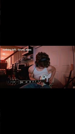 nothing left - bruno mars guitar cover #shorts