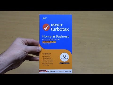 TurboTax 2024 Home & Business Unboxing and Installation Costco Item# 2024004 Intuit