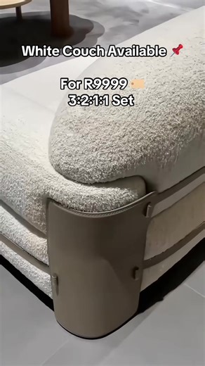 Stylish White Couch Set for Sale - Perfect for Any Living Room