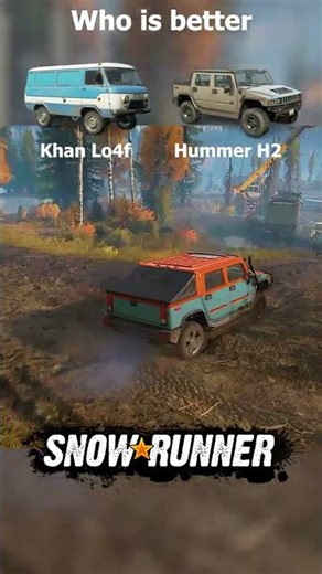 Who is better Khan Lo4f or Hummer H2 - SnowRunner #snowrunner