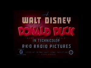 Donald Duck – Bellboy Donald (1942) – original RKO opening titles
