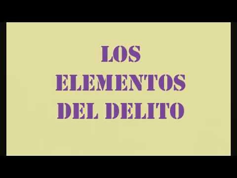 ANALIZANDO EL CÓDIGO PENAL // Los elementos del delito