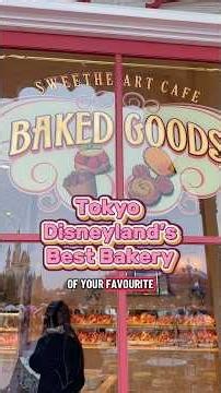 where to find the cutest baked treats at Tokyo Disneyland!🥖🥐😱 #tokyodisneyland #foodreview #bread