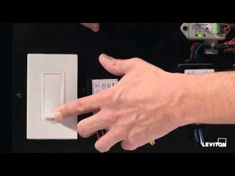 How to program the LevNet RF Wall Switch Receiver to the LevNet RF Wireless Transmitter Switch