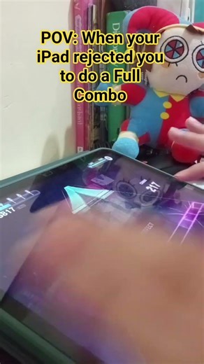 when your iPad doesn't let you play and make a Full Combo🥹