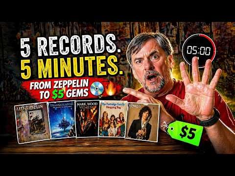 5 Records. 5 Minutes. From Zeppelin to $5 Gems 💿🔥