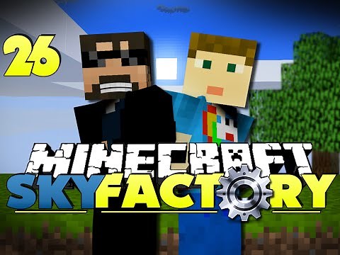 Minecraft Modded SkyFactory 26 - THE ENDER DRAGON??