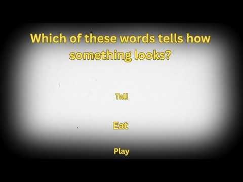 🎨 Adjectives - “Describing Words Game” | English Grammar Quiz for Kids 🧠 | Learn with Fun!