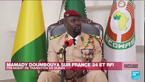 445K views · 9.3K reactions |  "Les Guinéens ne se regardaient plus comme des frères, mais comme des adversaires politiques." Mamady Doumbouya s’est emparé des rênes de Guinée au terme d’un coup d’État le 5 septembre, évinçant Alpha Condé après onze années de présidence. Le président de transition a accordé un entretien à FRANCE 24 et RFI. A voir ici : https://f24.my/89k1.f | FRANCE 24 | Facebook