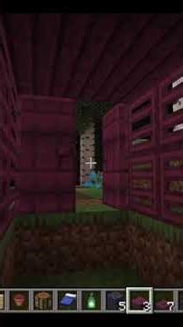 Purple caravan for my Minecraft park #minecraftstarterhouse #minecraft #minecraftsurvival