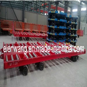[Hot Item] Airport Aircraft 20-30ton G&W Pallet Dolly Trailer Aviation Container Trolley Dolly