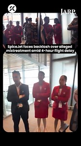 SpiceJet faces major backlash! A 4-hour flight delay leads to heated exchanges with ground staff. Passengers demand food and water, but are met with delays and alleged mistreatment. VIDEO CREDIT: @gharkekalesh #SpiceJet #AirlineIssues #CustomerService #FlightDelay #Travel Sports Collective https://www.threads.net/@sports.collective.in?xmt=AQGzEf5-5tKiJmD0YtEy7-7CtwAJkkZ7-50wDOvl-5VY_fM | Jarp Media | Facebook