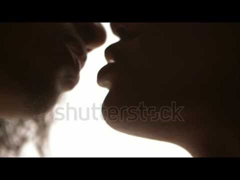 Close up Of African || Couple Kissing || Stock Footage Video