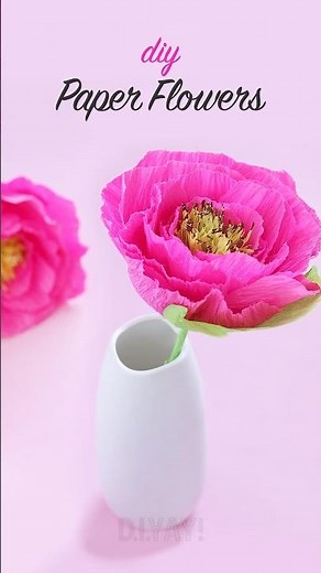 Make Beautiful DIY Paper Flowers Like a Pro 🌷 #papercrafts #paperflower #craftideas
