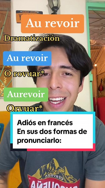 Aprende a pronunciar AU REVOIR en francés