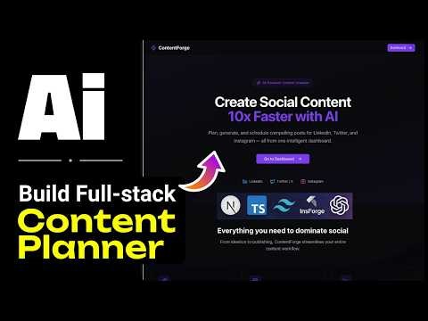 Build an AI Content Planner with Next.js & InsForge