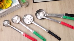 4 Pcs Portion Control Serving Spoons Portion Control Spoons Ladle Scoops Food Measuring Utensils Proportion Manage Slotted and Unslotted Scoops for Weight Loss(Green,4oz)