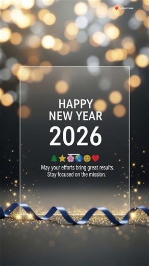 Happy New year 2026 whatsapp status||Lyrics tune||New year #2026 #Soon