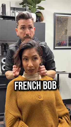 Tampa, Los Angeles & Puerto Rico Hairstylist on Instagram: "Just gave my client a short French bob and it’s got that perfect, classy and elegance vibe! Because sometimes a great haircut is just about feeling confident and effortlessly you.💇🏽‍♀️ #haircut #bobhaircut #HairEducation #haircuttutorial #hairstylist #tampa #losangeles #tampahairstylist #losangeleshairstylist #bobhair"