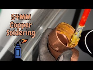Perfect Joints on 54mm Copper Pipe!"