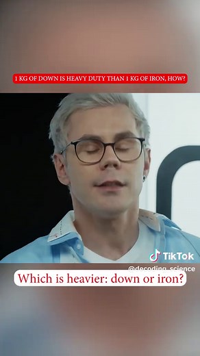 1 KG OF DOWN IS HEAVY DUTY THAN 1 KG OF IRON, HOW? Part 1 #toples #science #ТОПЛЕС #interesting #facts