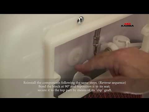 Οδηγίες service για εντοιχισμένο καζανάκι KARIBA