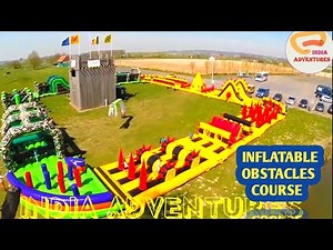 Amazing Inflatable obstacle course - Jungle Bounce India Adventures
