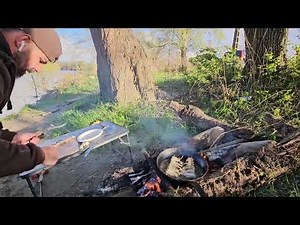 Fishing at Pluta on Somes for whitefish and scobar. I eat what I catch