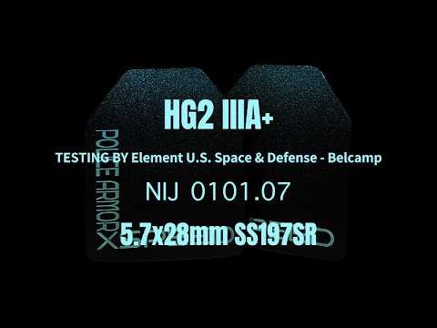 XSPEED NIJ 0101.07 HG2 IIIA+ Test SS197SR