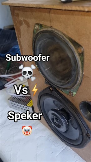 bass test subwoofer vs speker #jbl #subwoofer #speaker #bass