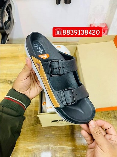 Adda Men’s Dual-Strap Sliders | Adda flip flop | Adda 0112 | Adda Made in Thailand #addathailand