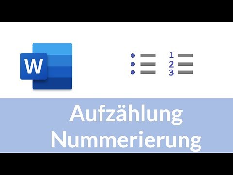 Word – Aufzählung und Nummerierung