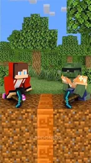 JJ ADVENTURE (2) CHERISH THE PHILOSOPHICAL MINI ANIMATION #minecraftshorts #minecraf #gamingshorts