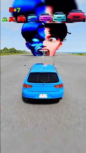 Big Car & Small Car VS Big Face & Small Face🫣😱