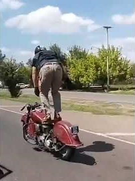 1946 Indian Chief Riding Tall