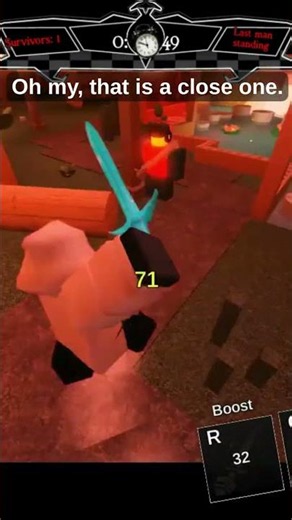 PLAYING AS FENCER BUT I'M AT 1 HEALTH (Scream Jam) #roblox #assymetricalhorrorgame #forsaken
