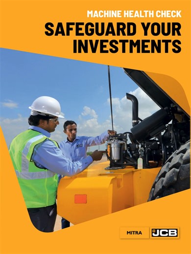 Every project depends on reliable machines. Give your equipment the care it deserves with JCB’s free 32-point Machine Health Check. From engine performance to hydraulic systems, we make sure your machines stay strong and your operations stay smooth. Schedule your check now with a dealer near you and keep your investment working for you. #mitraipe #ipe #jcbmachines #jcbparts #jcbasia #machinehealthcheck