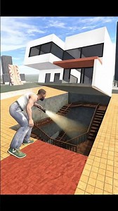 Franklin Found Secret Stairs Inside House In Indian Bike Driving 3D #shorts