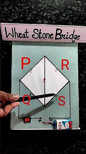 wheatstone bridge model ✨️💯 #experiment #project #science #entertainment #facts
