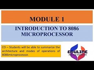 MODULE 1 - TOPIC 1 - MICROPROCESSORS