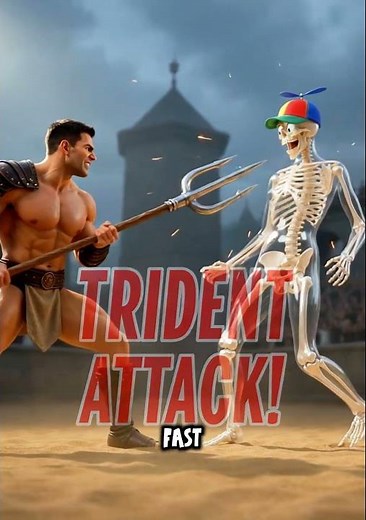 Skeleton Gladiator in Ancient Rome ⚔️ Can He Survive?! #whatif #facts #skeleton