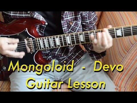 Mongoloid - Devo - Guitar Lesson