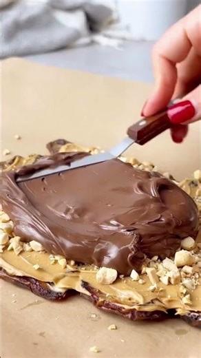 Sticky, Crunchy, Chocolatey… This Date Bark Will Blow Your Mind 🤯 #yummy #foodie #recipe