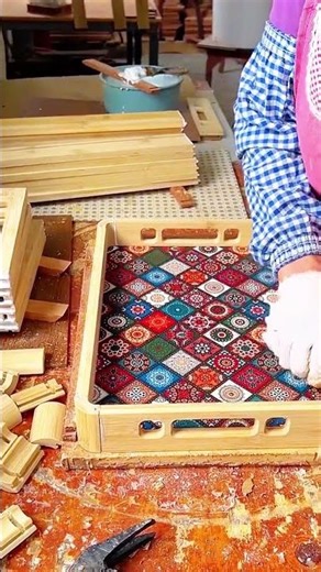 Smart Worker Technique Easy Way to Assemble Wooden Boards Using Simple Tools #Shorts