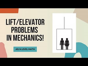 Lift/Elevator Problems in Mechanics! | AS/A-level Math M1 9709 | Live Courses are Starting Soon!