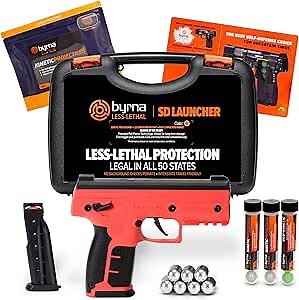 Byrna SD [Self Defense] Kinetic Launcher Ultimate Bundle - Non Lethal Kinetic Projectile Launcher, Home & Personal Defense | Proudly Assembled in The USA