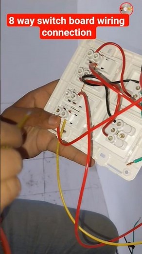 #switchboardwiring 8 way switch board wiring connection || switch board wiring